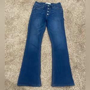 Kancan Petite Flare Jeans